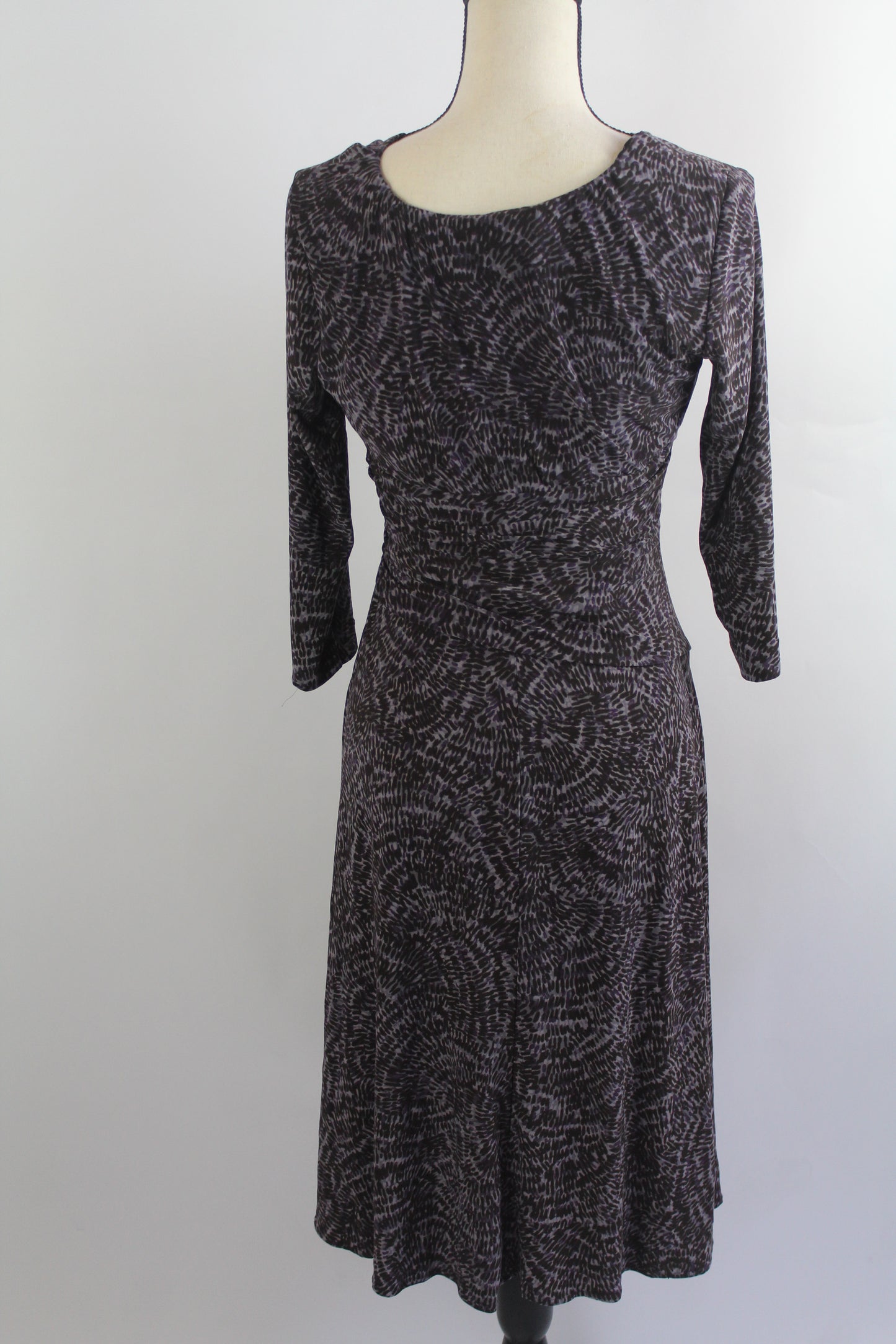 Anne Klein Purple Maxi Dress Size 8