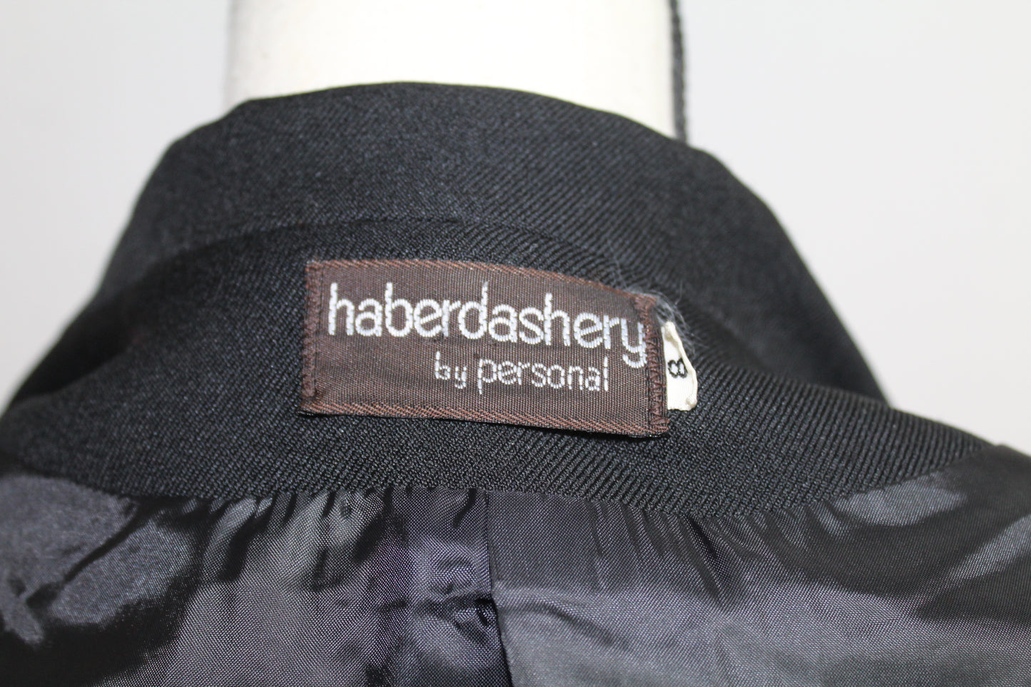 Women's Vintage Black Blazer Haberdashery by Personal Size 8