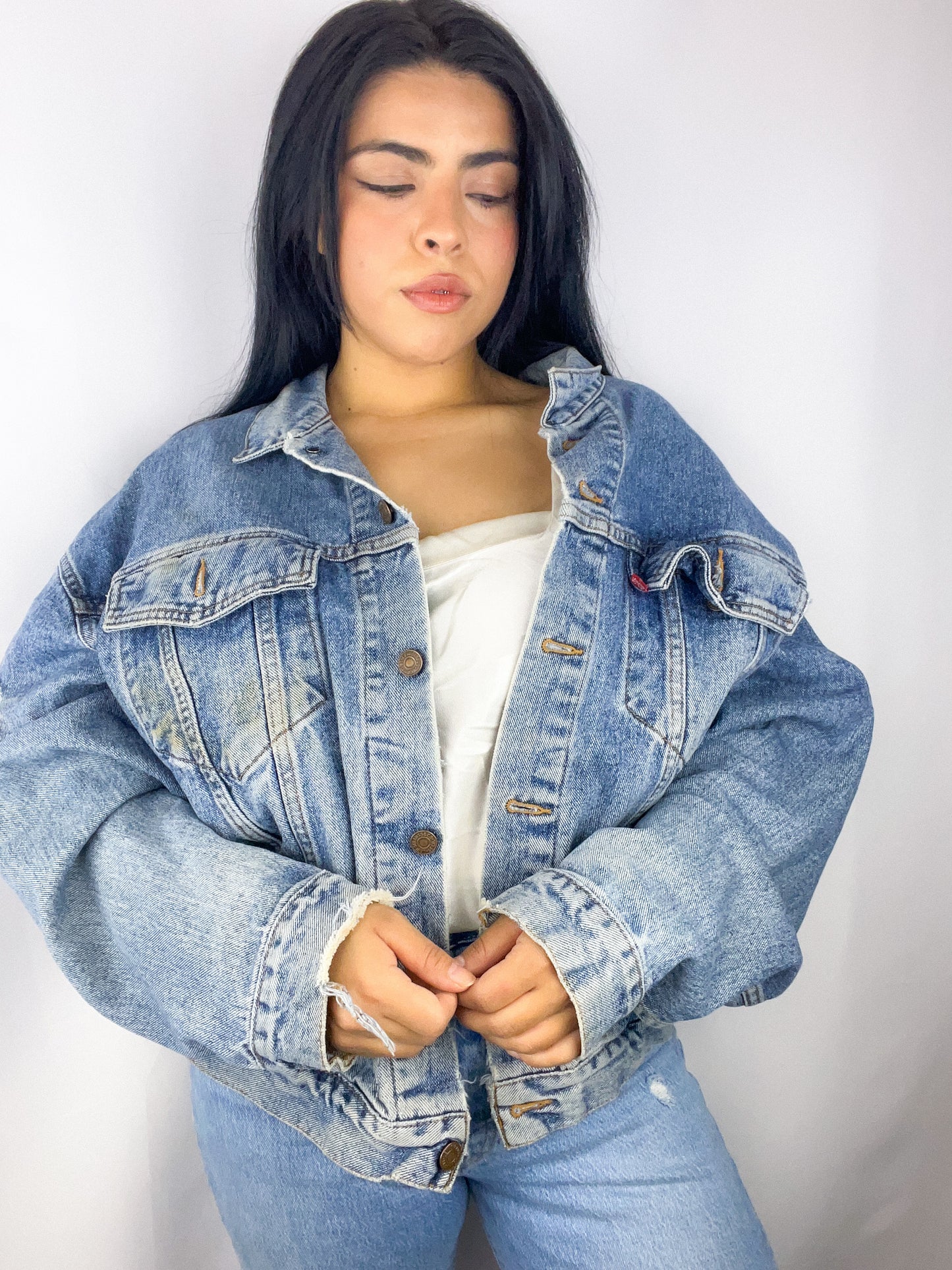 Vintage Wash Levi’s Denim Jacket - Oversized Fit
