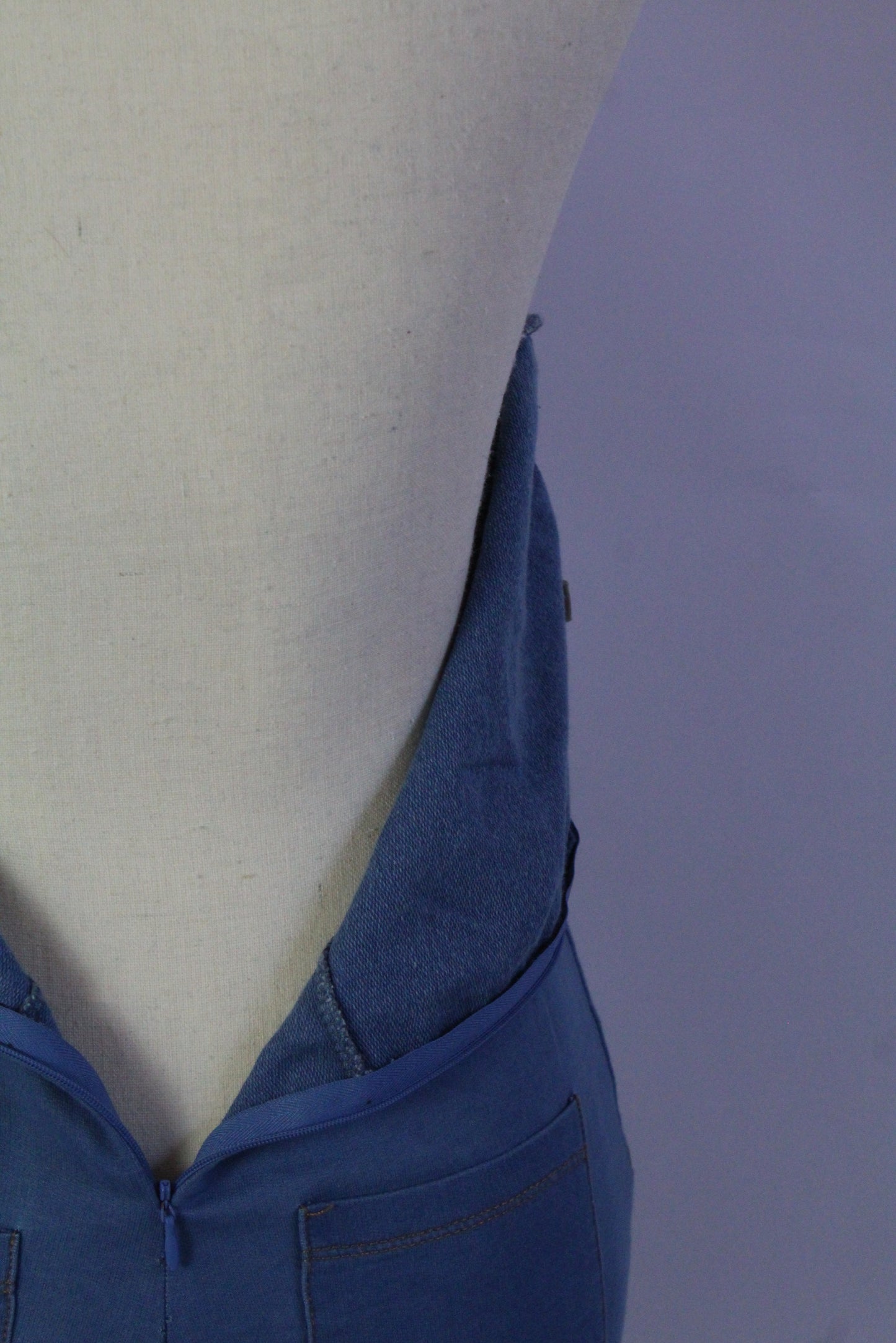 Asos Sleeveless Blue Jumpsuit XS