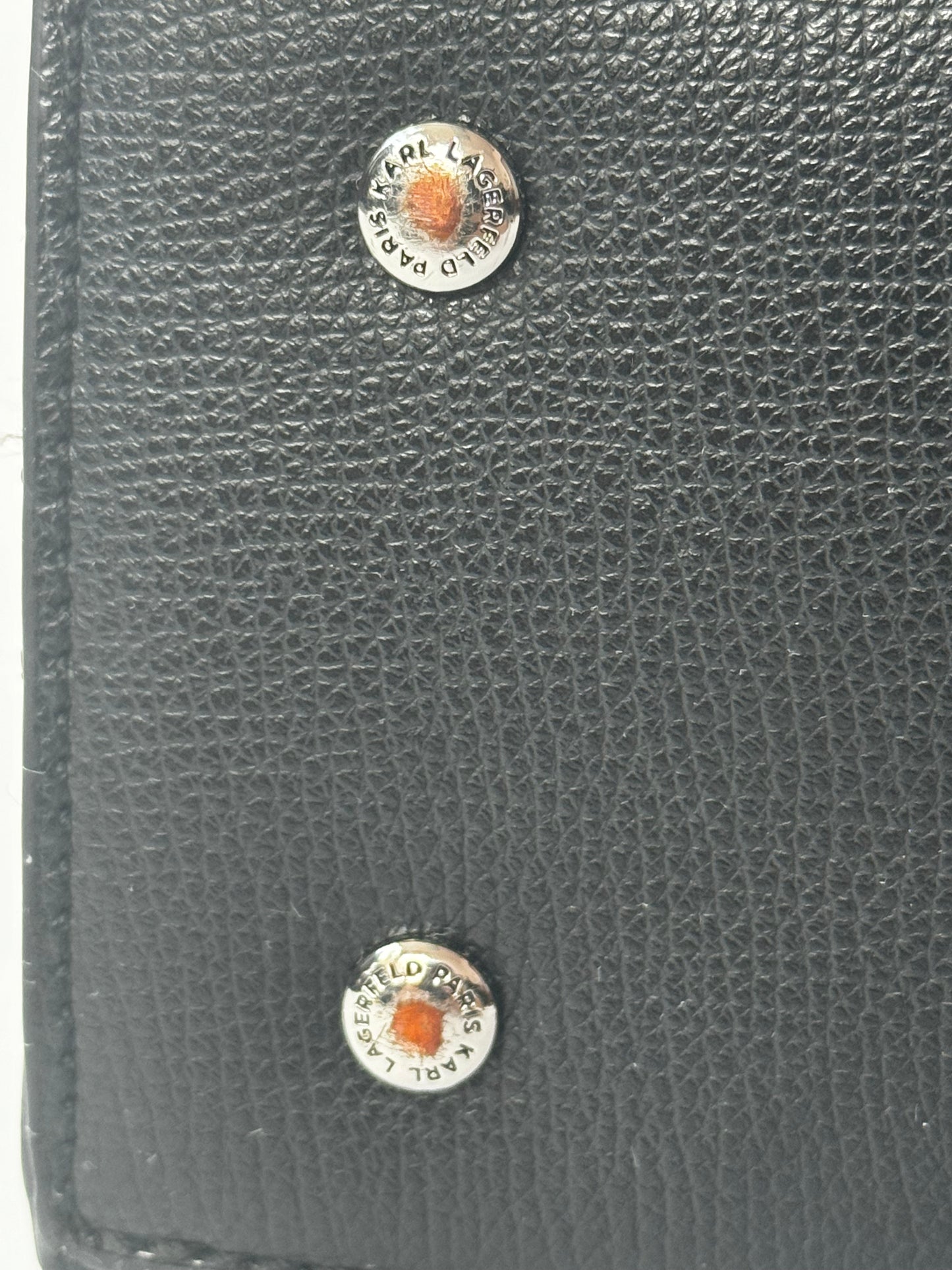 Karl Lagerfeld Luxury Preloved Black Square Purse