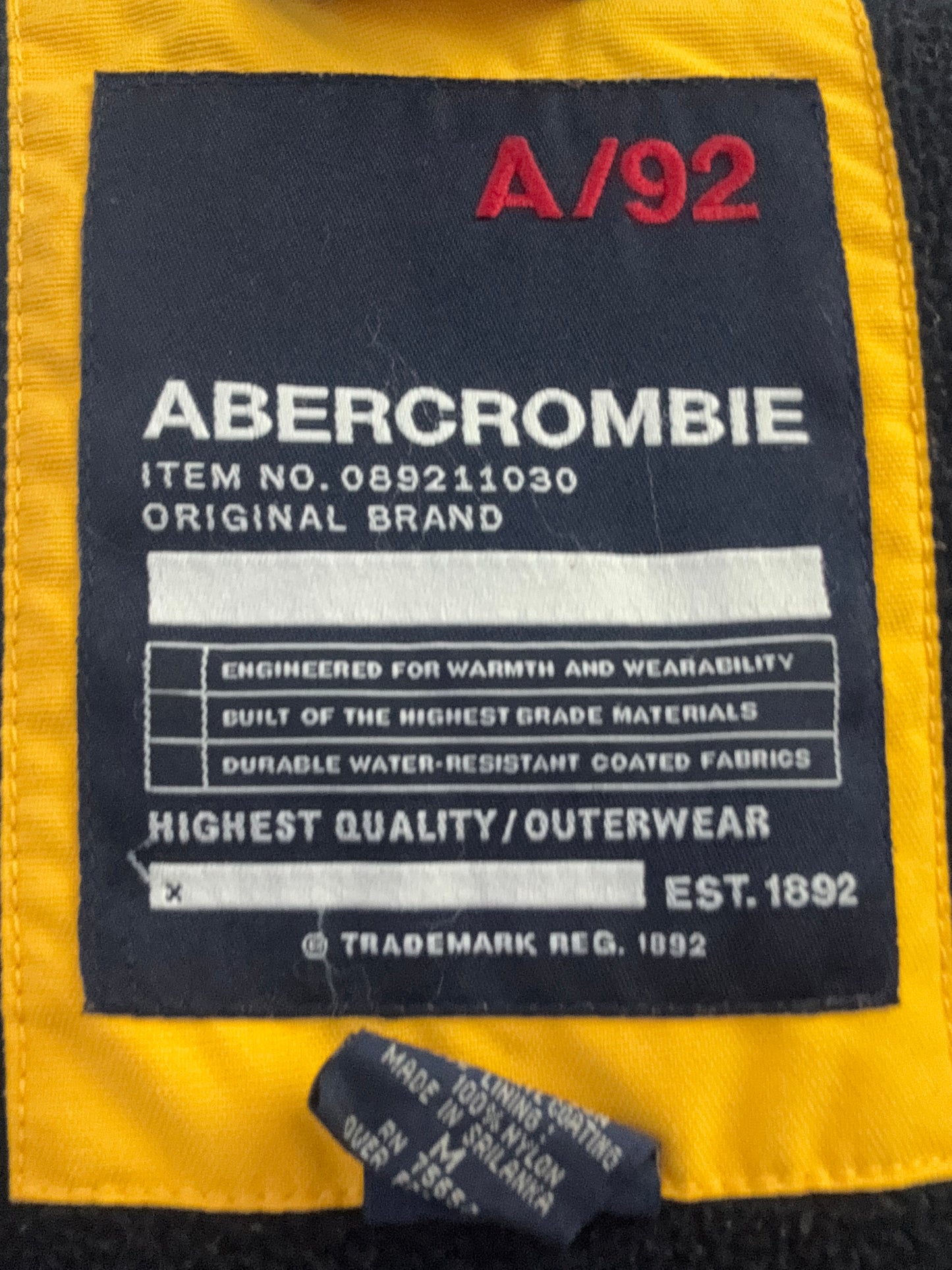 Chaqueta amarilla vintage Abercrombie Y2K