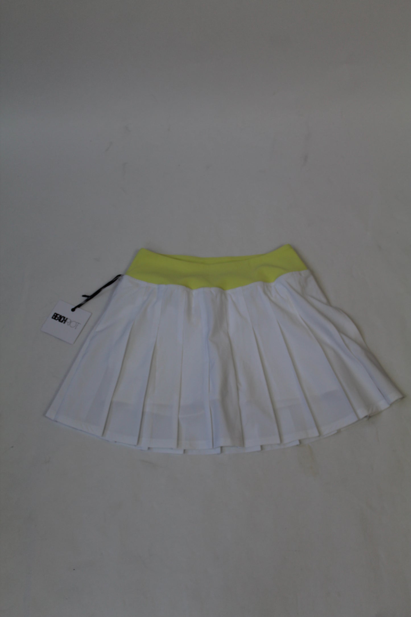Beach Riot White/Yellow Athletic Skirt Medium (New)