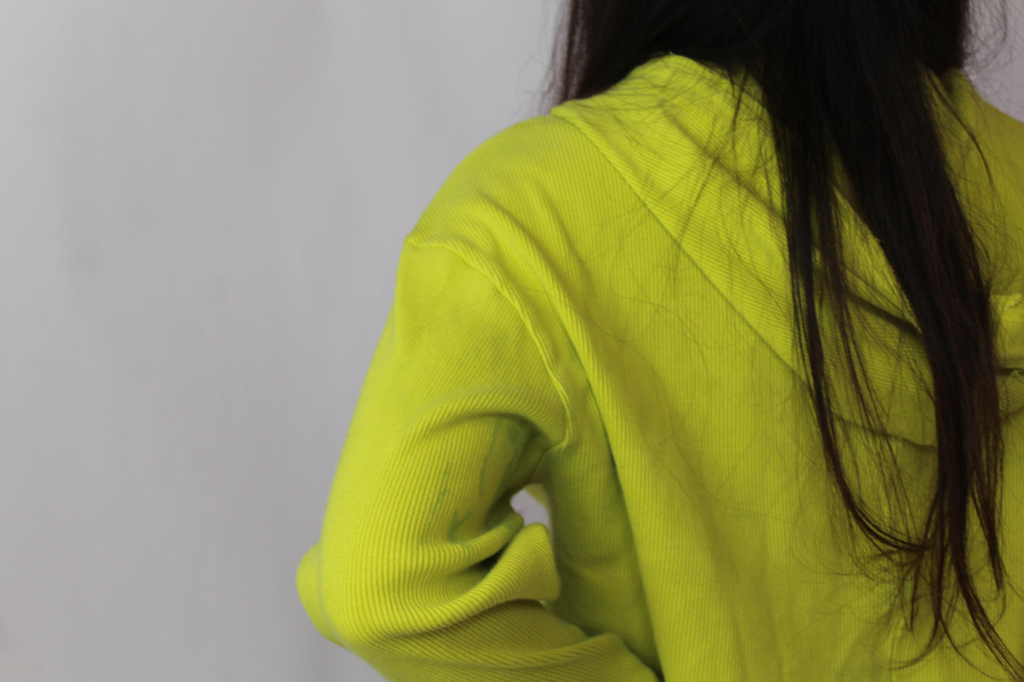 Urban Outfitters Yellow Thrifted Oversized Cropped Sweater