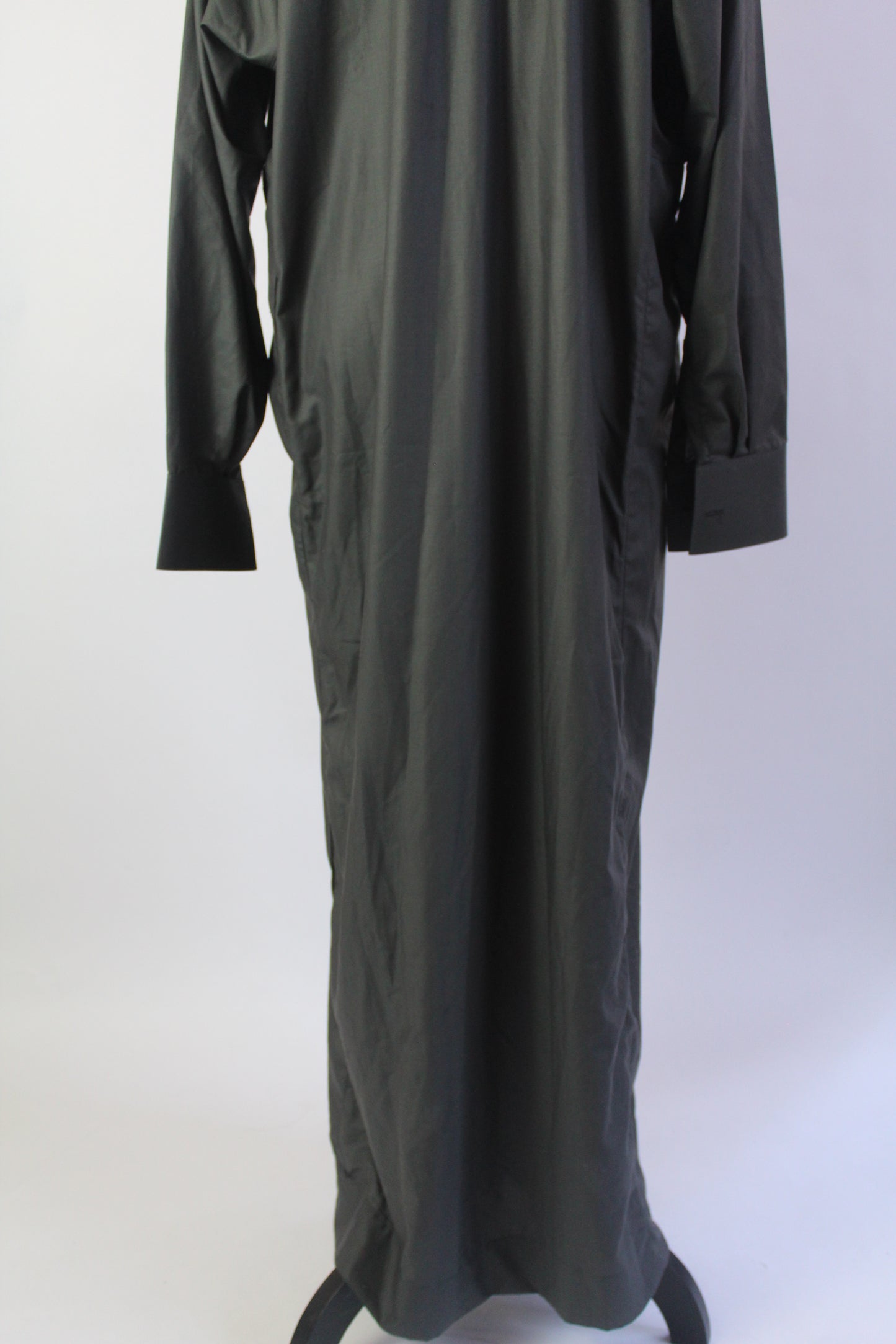 Grey Men's Long Kaftan High Quality Size XL