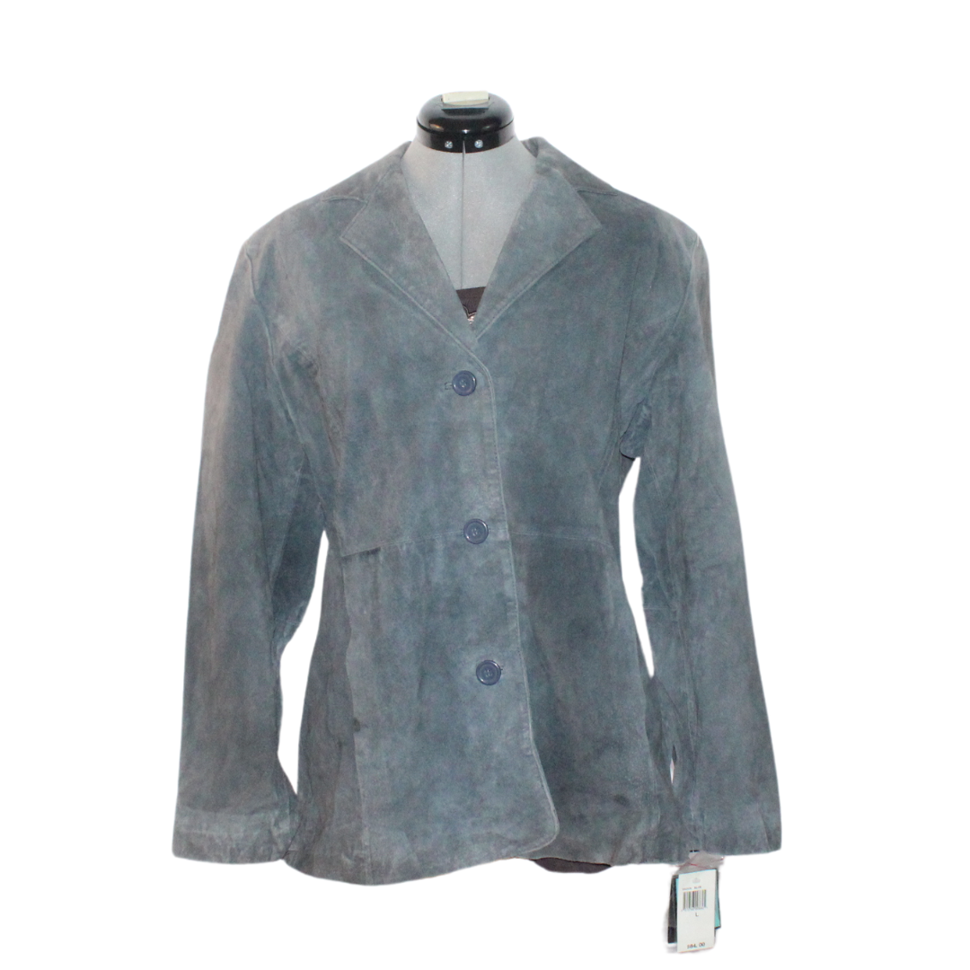 Blazer de terciopelo color pizarra de Shaverlake