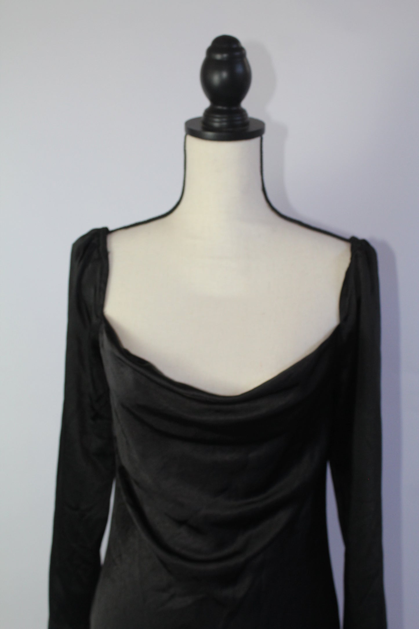 Princess Polly Satin Cowl Neck Dress - Size 10