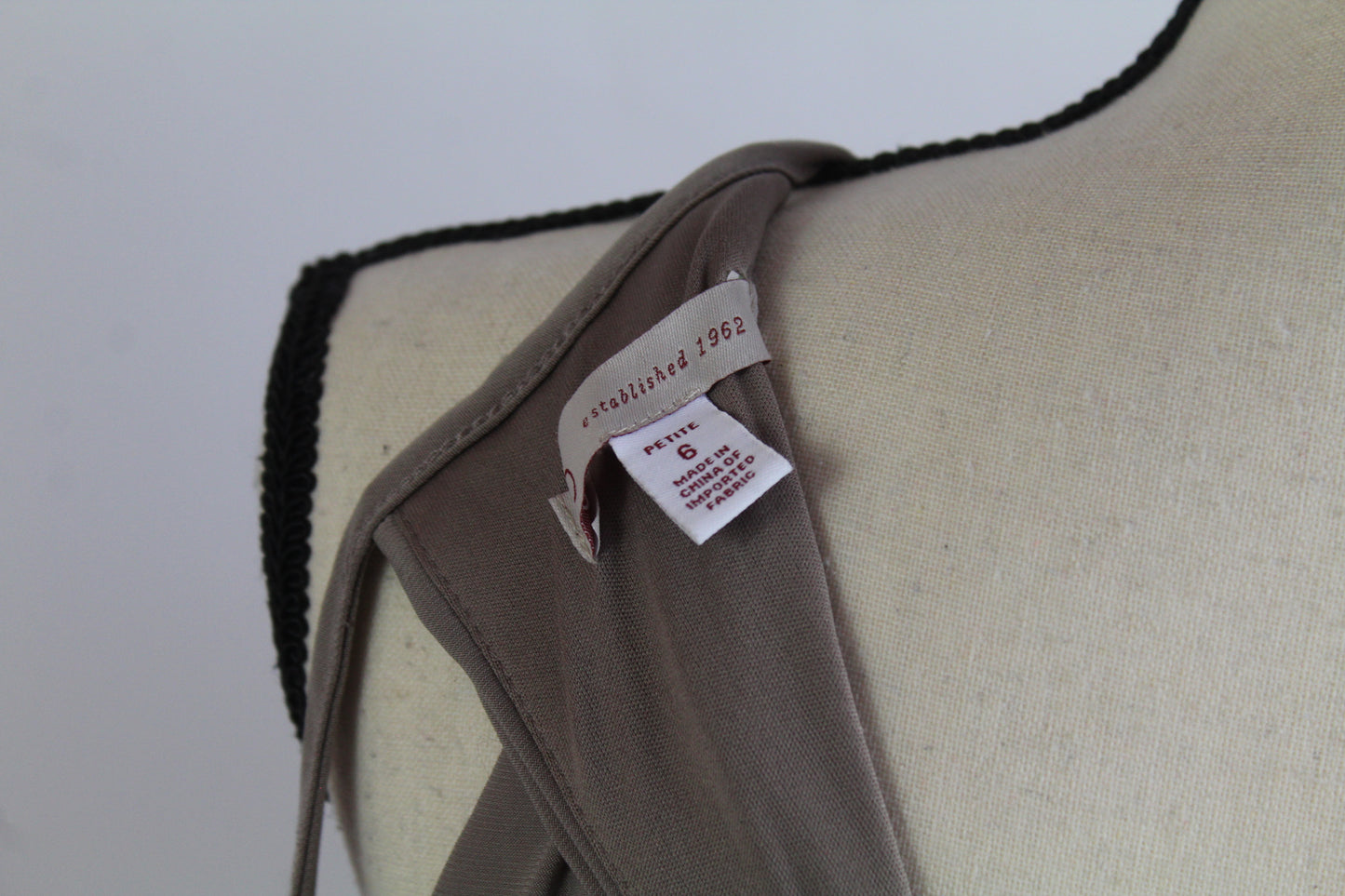 Preloved Tan Sequin Formal Midi Gown