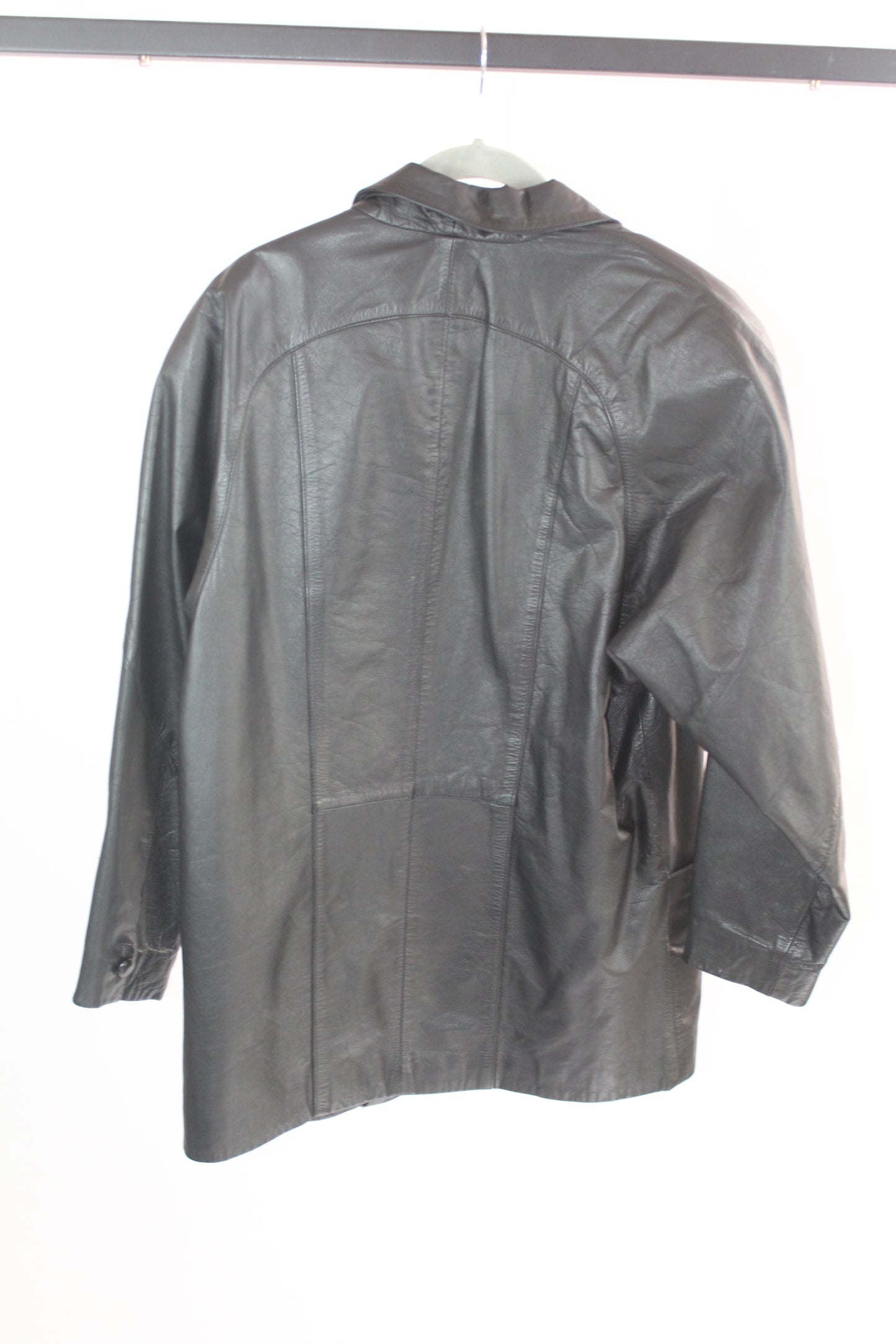 Women's Byrnes and Blaker Vintage Leather Blazer Size XS