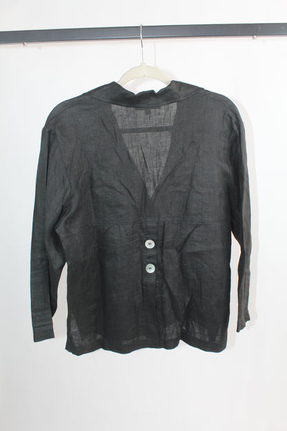 Women's Vintage David Bart Petite Black Long Sleeve