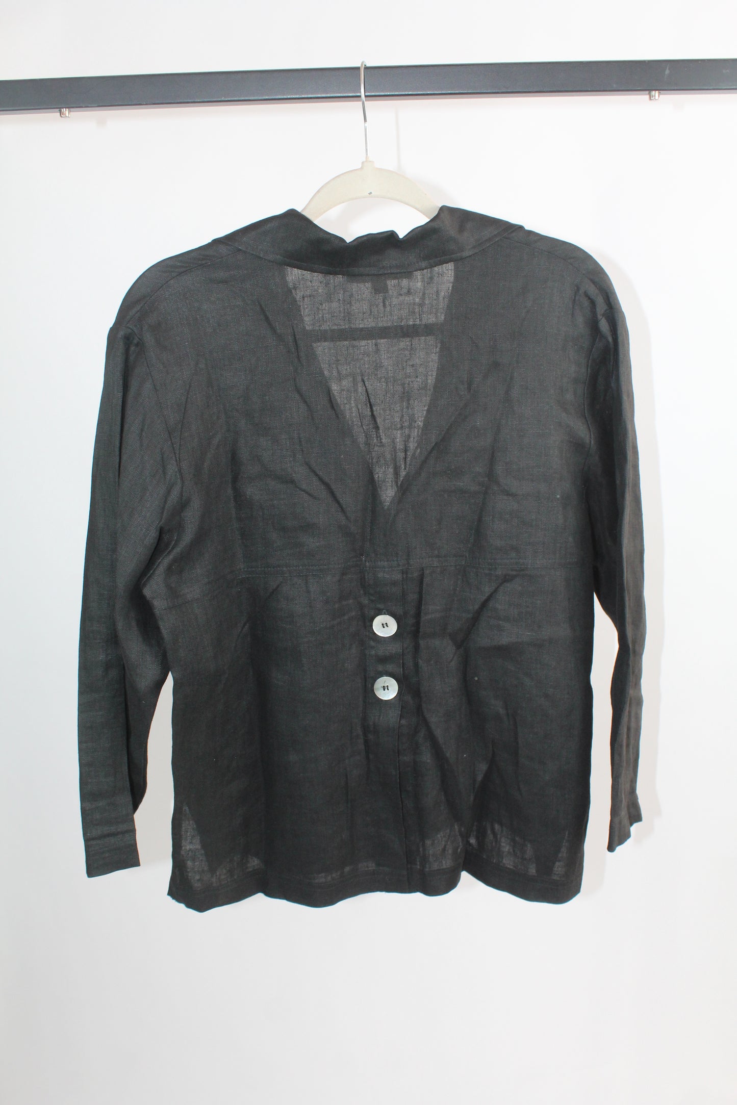 Women's Vintage David Bart Petite Black Long Sleeve