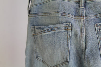 BDG Women's Light Wash Distressed Denim Super Skinny Size 6