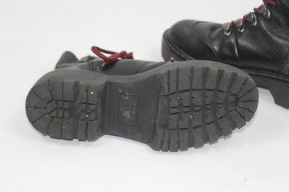 Women's Zara Black Combat Boots UK Size 36
