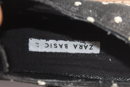 Women's Zara Striped Black/Grey Shoes Size 37