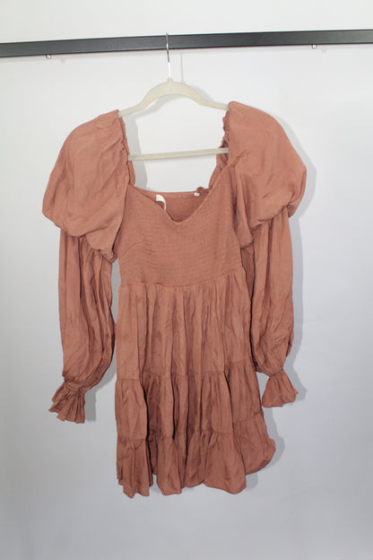 Women's Mustard Seed Skort Dress Salmon Pink Size Medium