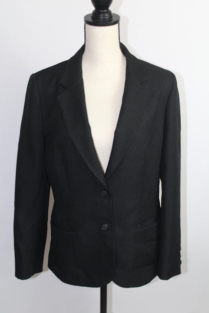 Women's Vintage Black Blazer Haberdashery by Personal Size 8