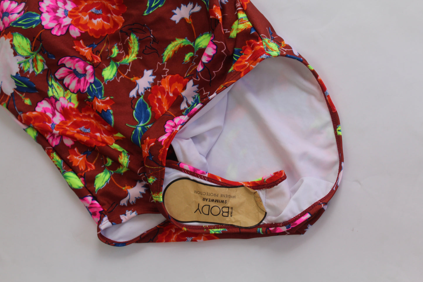 Cotton On Floral One Piece Bathing Suit - Thrifted New - Size Medium