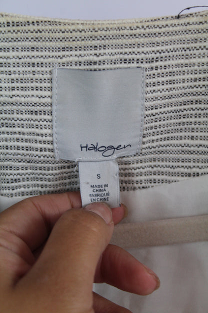 Women's Halogen Black/White Blazer Size Small