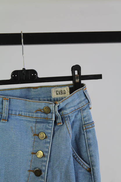 G.V.B.D. Denim Light Wash Pencil Skirt Women's Size XS