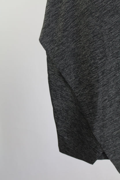 H&M Stretch Grey Pencil Skirt w/Open Slit Women's Size Small