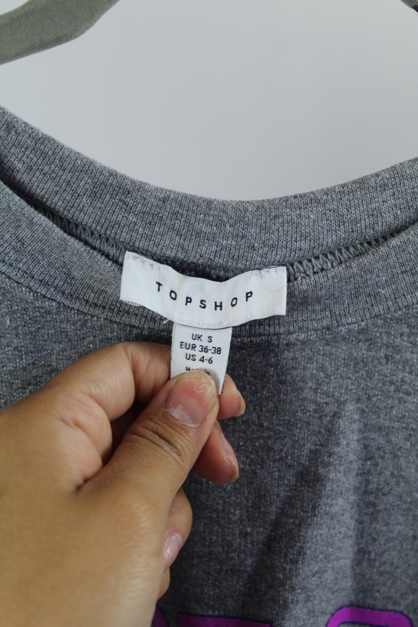 Women's Top Shop Grey Sweater Size Small