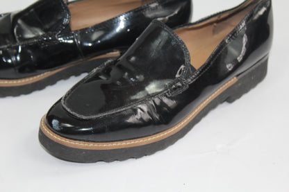 Women's Black Franco Sarto Loafers Size 7