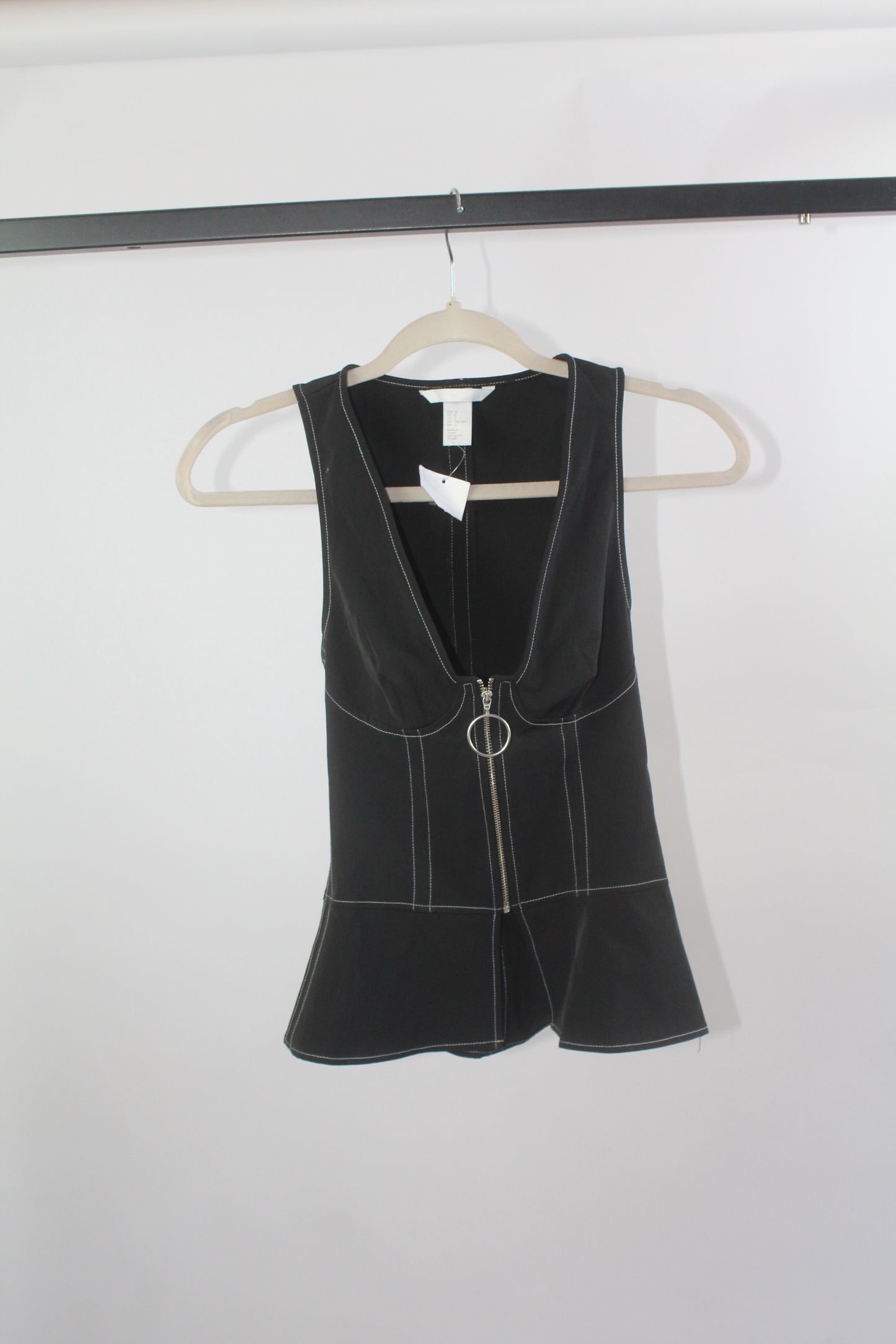 H&M Black Open Chest Top – Sizes Vary