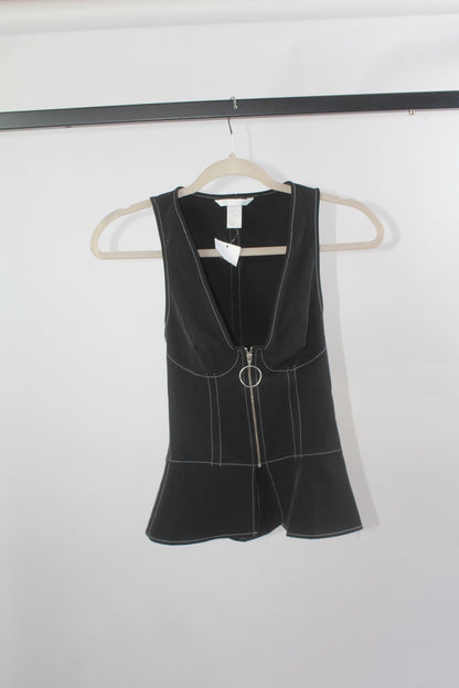 H&M Black Open Chest Top – Sizes Vary