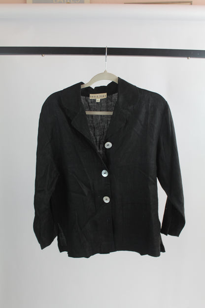 Women's Vintage David Bart Petite Black Long Sleeve