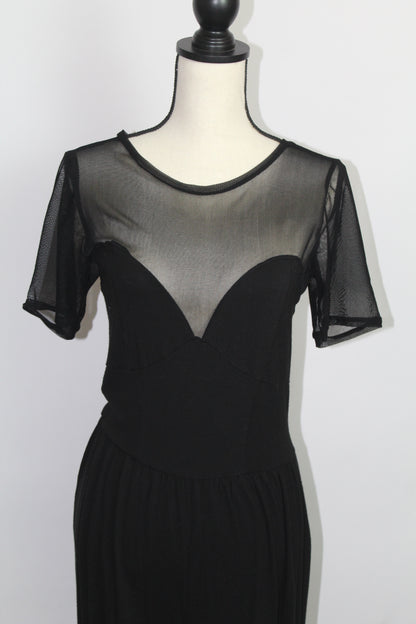 Women’s JNY Jones New York Black Wool Coat Vintage – Size Large