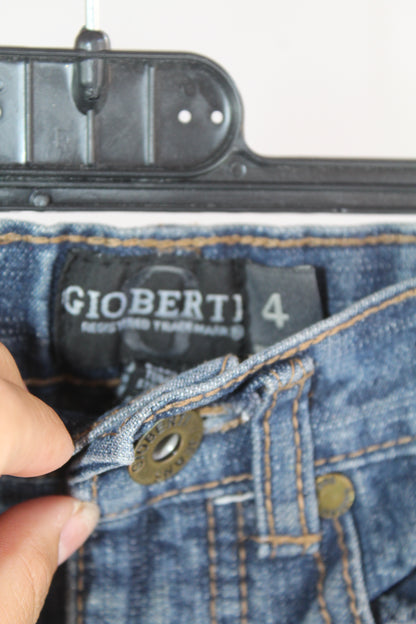 Boys Dark Wash Gioberto Jeans Size 4