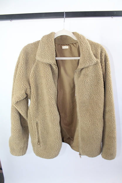 Women's Brown Teddy Jacket Coat John Galt One Size (S-L)