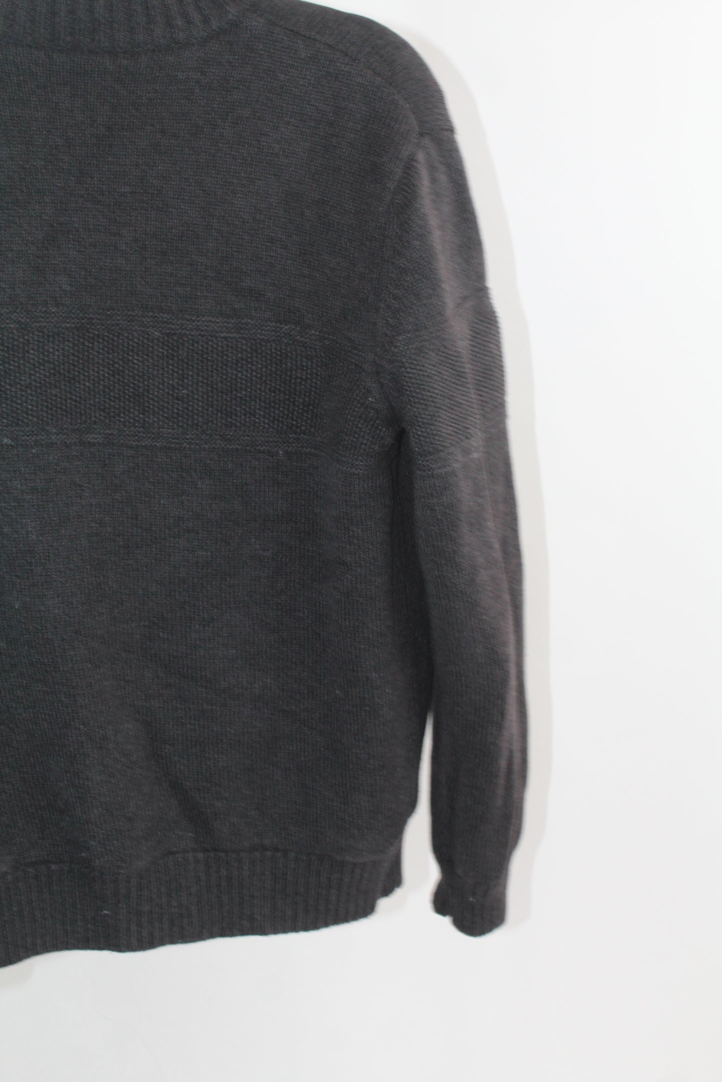 Men's Grey Knit Sweater Boston Traders Size Large