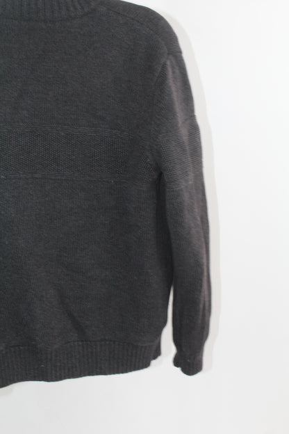 Men's Grey Knit Sweater Boston Traders Size Large