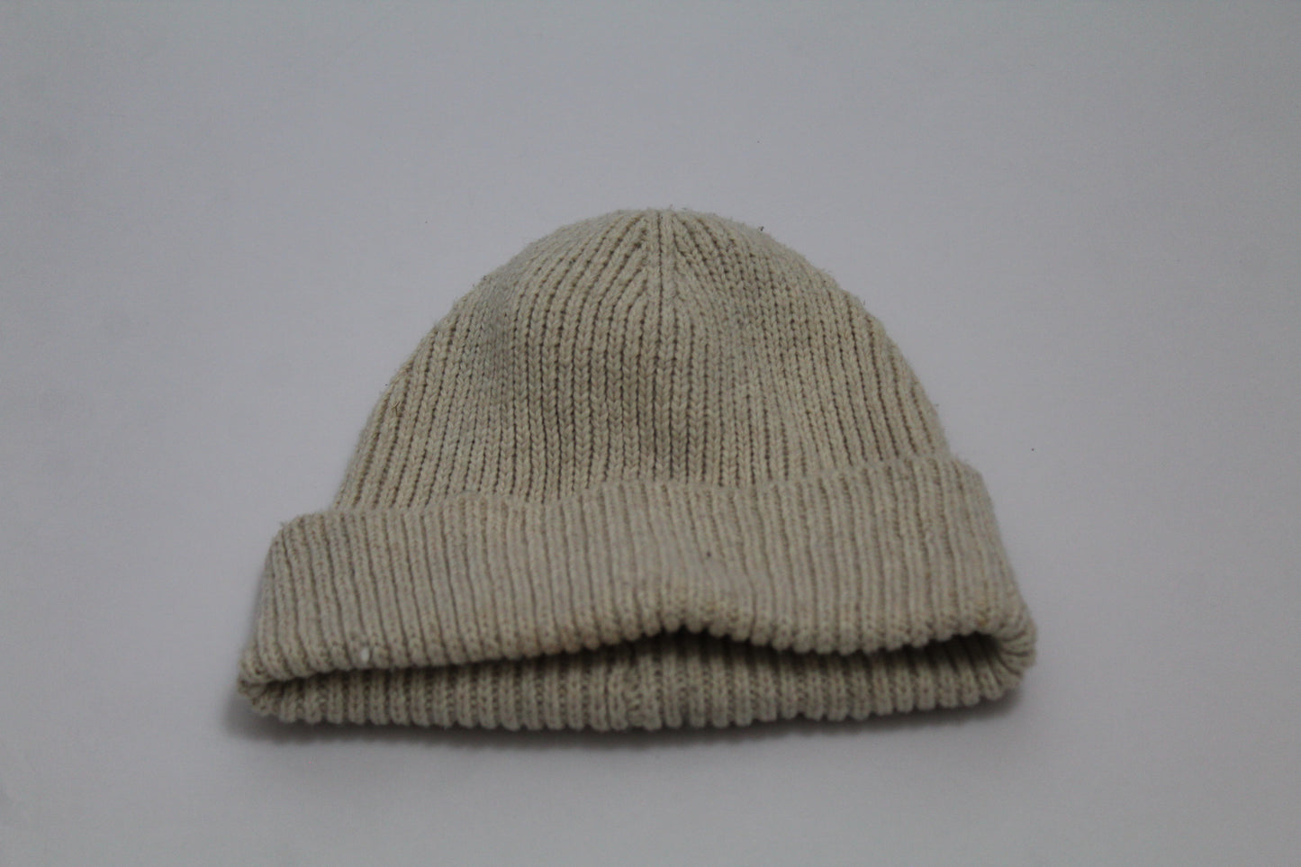 Old Navy Cream Ribbed Knit Beanie – One Size