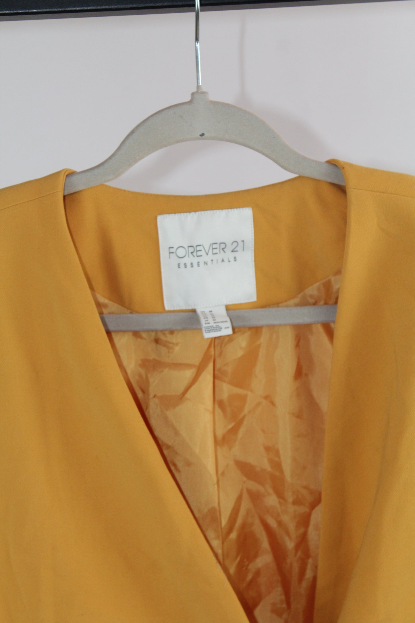 Women's Forever 21 Yellow Blazer Size Medium