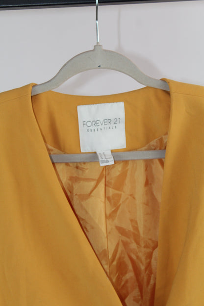 Women's Forever 21 Yellow Blazer Size Medium