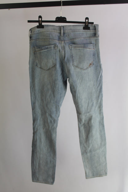 BDG Women's Light Wash Distressed Denim Super Skinny Size 6