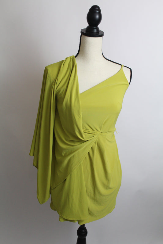 Women’s ASOS Lime Green Sleeveless Bodycon Dress – Size US 2