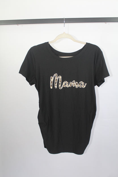 Women's Maternity Wear Cheetah Patterned T-Shirt Size Medium