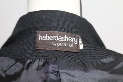 Women's Vintage Black Blazer Haberdashery by Personal Size 8