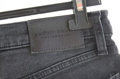 Lucky Brand Stretch Black BootCut Dark Wash Denim Size 6