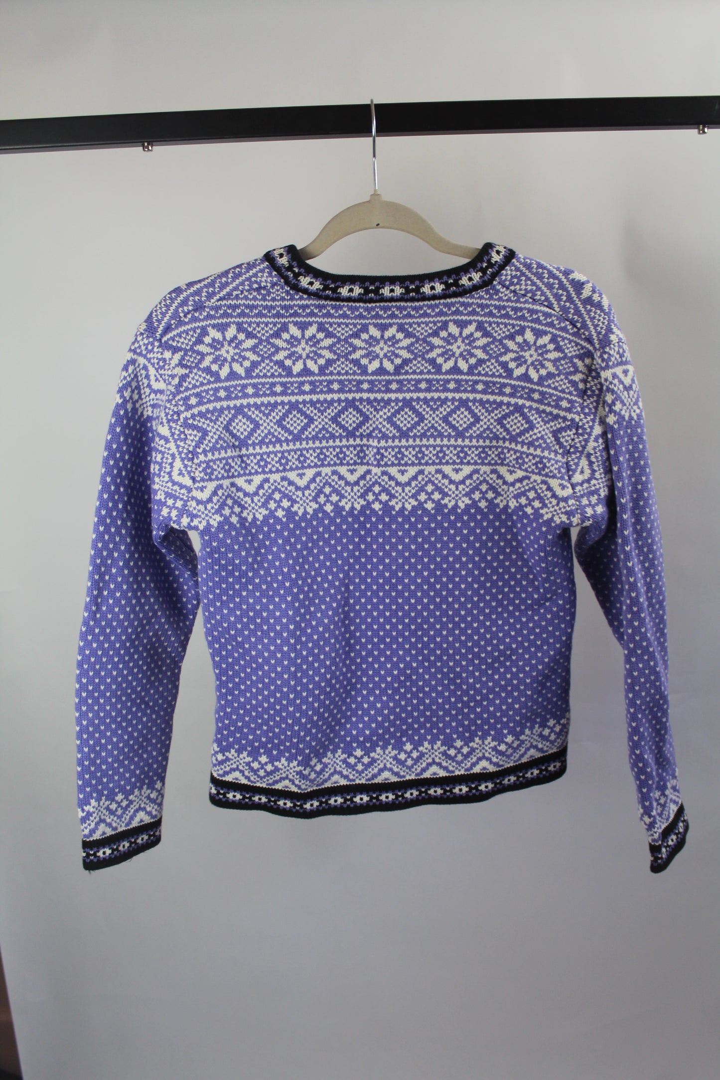 Women's Vintage LL Bean Blue Sweater Size Small