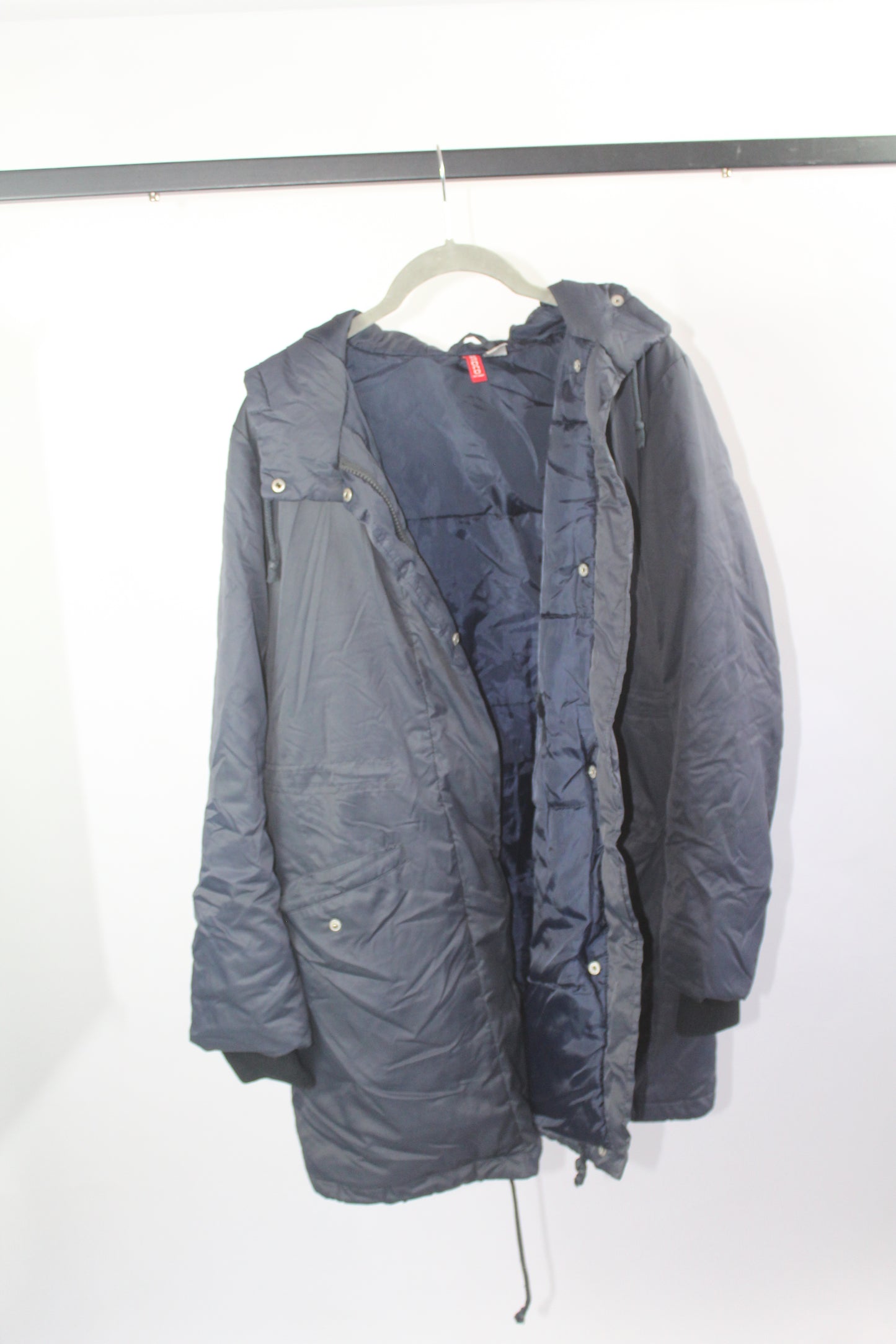 Women's Divided Blue Puffer Coat Size 8
