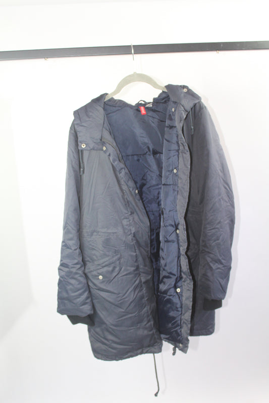 Women's Divided Blue Puffer Coat Size 8