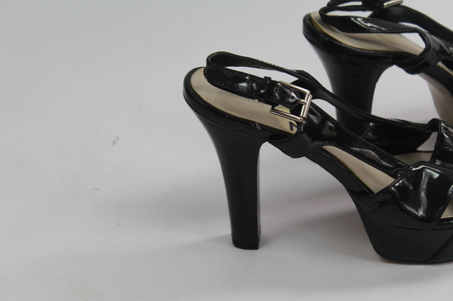 Women's Black Nine West Heels Size 7.5