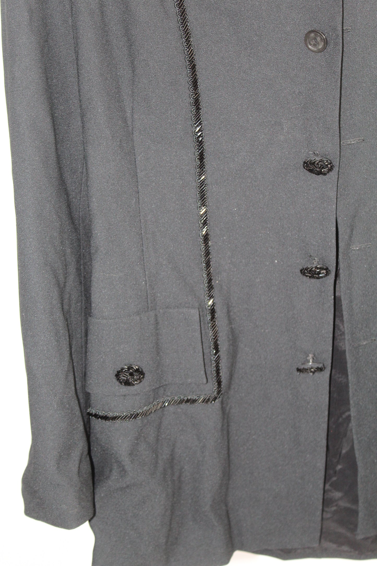 Women's Vintage Black Suit Top Size 18