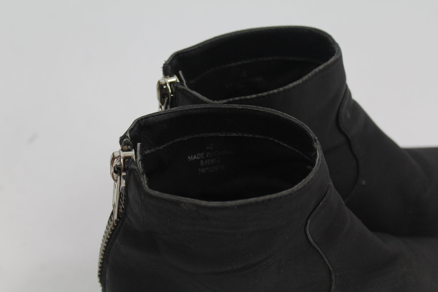 Women's Asos Black Chunk Booties Size 4