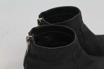 Women's Asos Black Chunk Booties Size 4