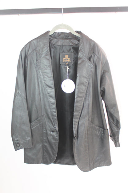 Women's Byrnes and Blaker Vintage Leather Blazer Size XS